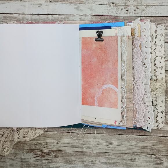 Pink Embellished Junk Journal: Flowers, Birds and Butterflies (Lifetime) - Picture 15 of 16